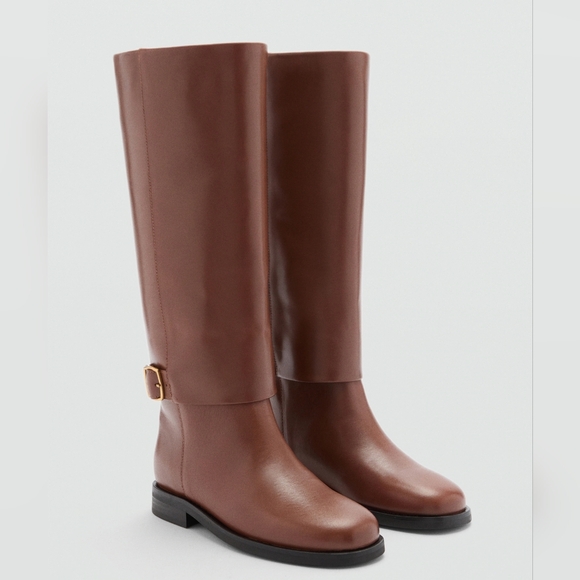 Mango Shoes - MANGO Leather Boots
